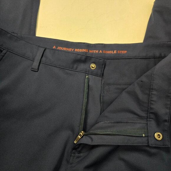 RHONE Men's Size 33 Commuter The Original Elevated Performance Slim Pants Navy - Picture 8 of 14